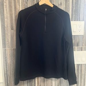 Women’s Core Merino Raglan Zip Neck Top Large